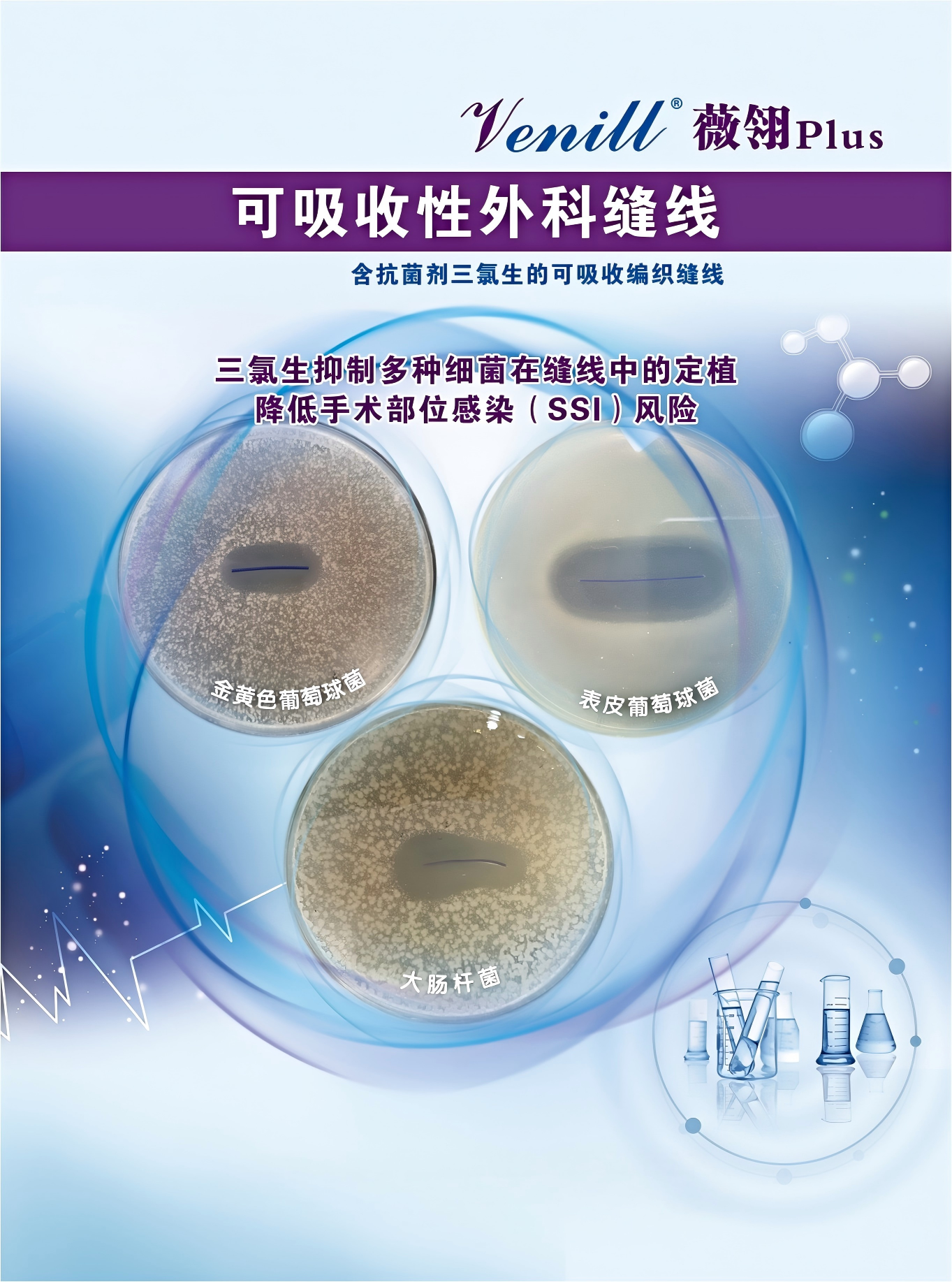 可吸收性外科缝线（商品名：薇翎PLUS）